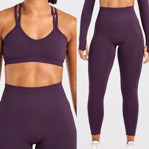 AYBL Power Seamless Leggings and Sports Bra